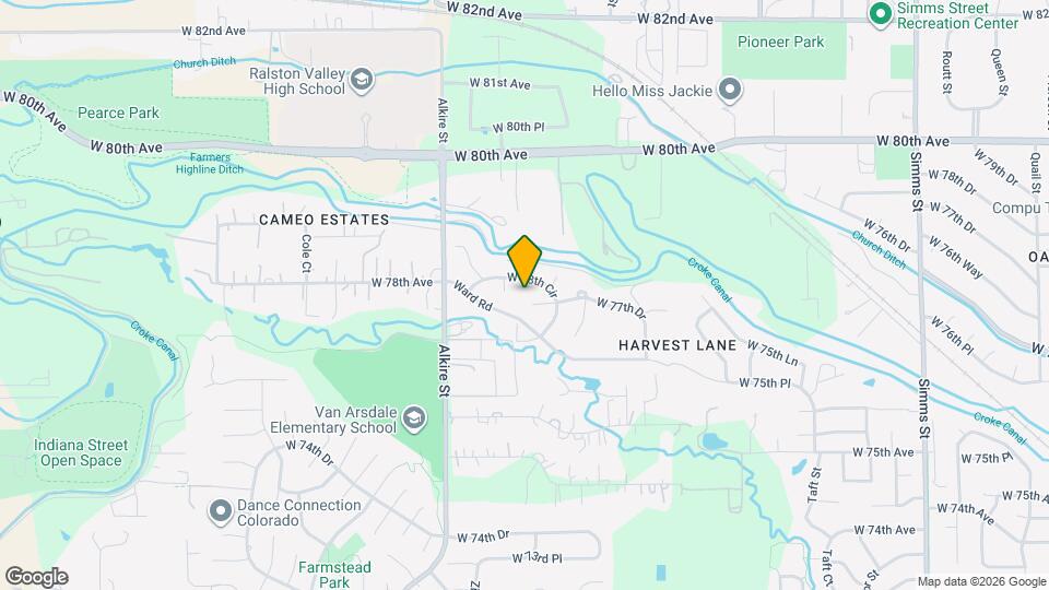 12975 W 77th Dr Map and Location Details