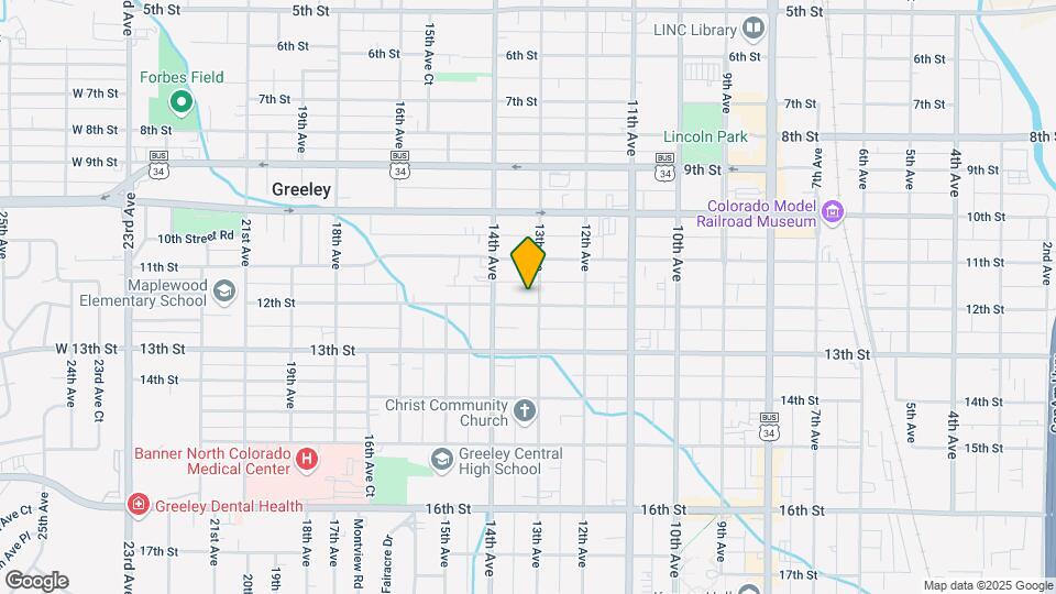 1305 12th St Map and Location Details