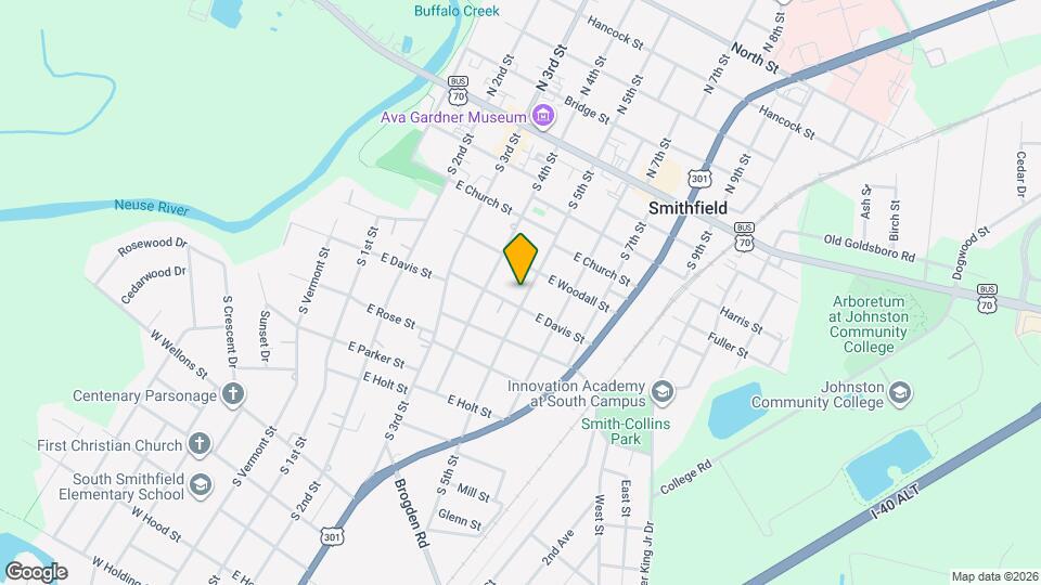 412 S 5th St Mapa y Detalles de la Ubicación