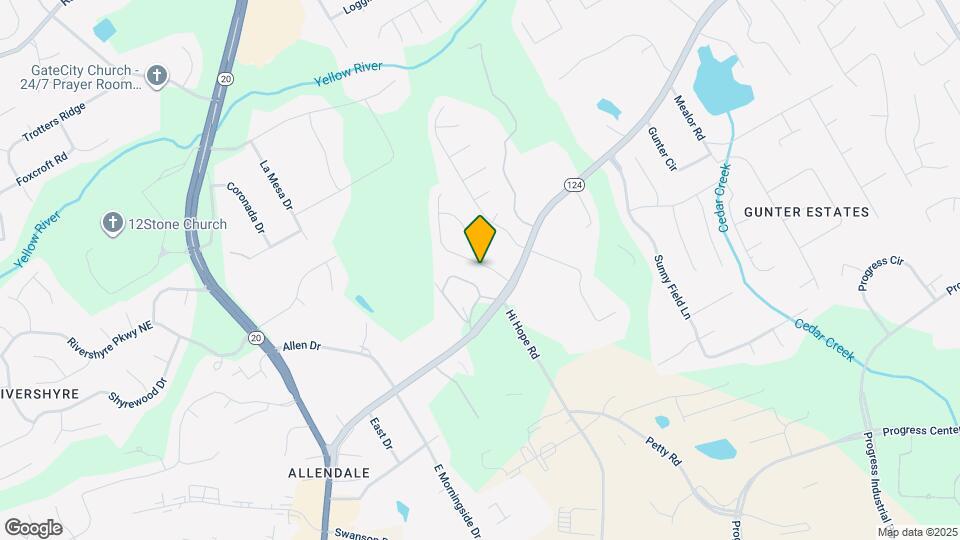 1070 Hunters Creek Ct Mapa y Detalles de la Ubicación