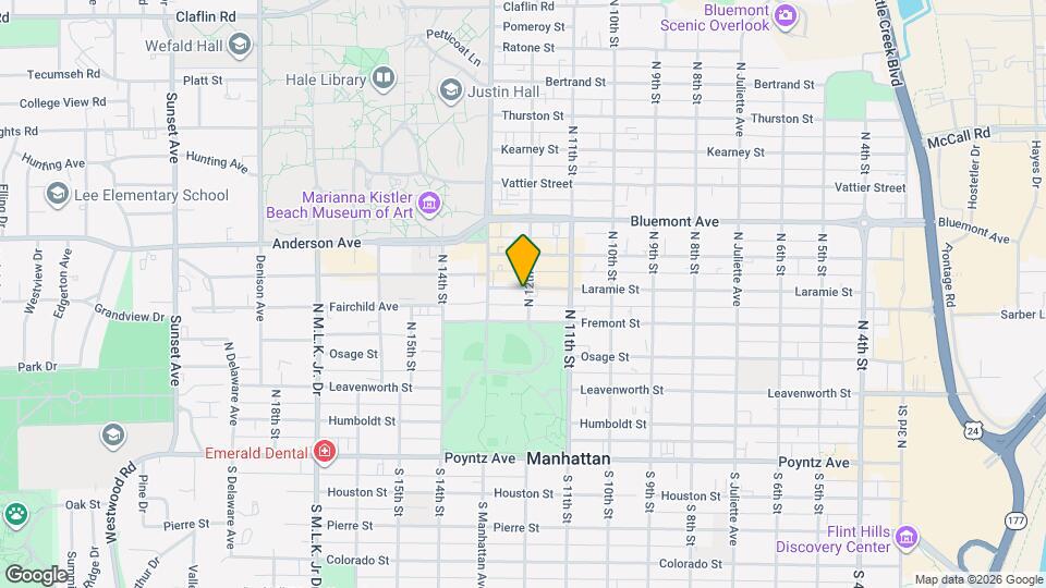 1205 Laramie St Map and Location Details