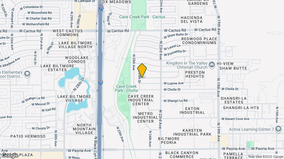 2409 W Cortez Ave Mapa y Detalles de la Ubicación