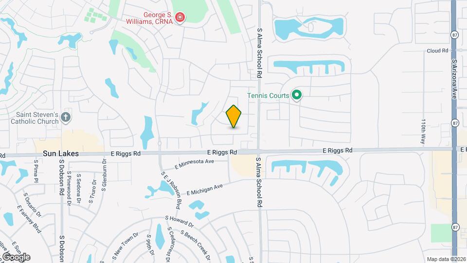 10302 E Coopers Hawk Dr Map and Location Details