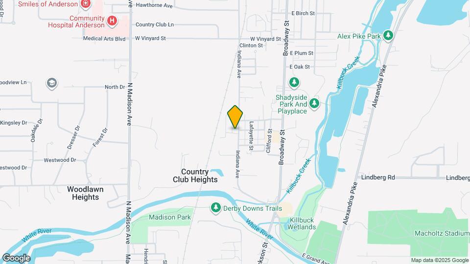 833 Indiana Ave Map and Location Details