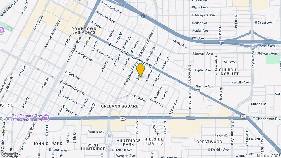 211 S 13th St Map and Location Details