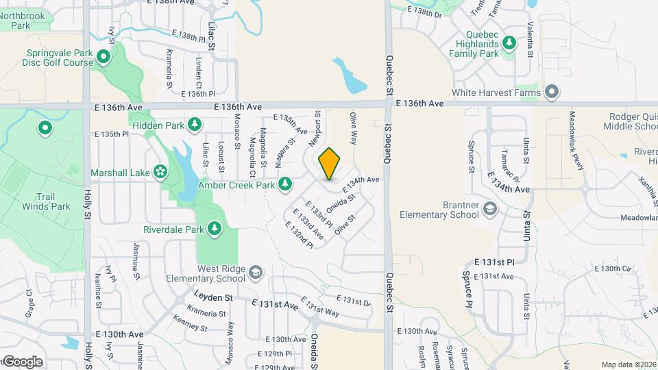 13437 Oneida Ln Mapa y Detalles de la Ubicación