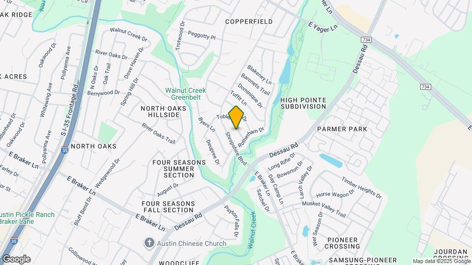 11921 Tobler Trail Map and Location Details