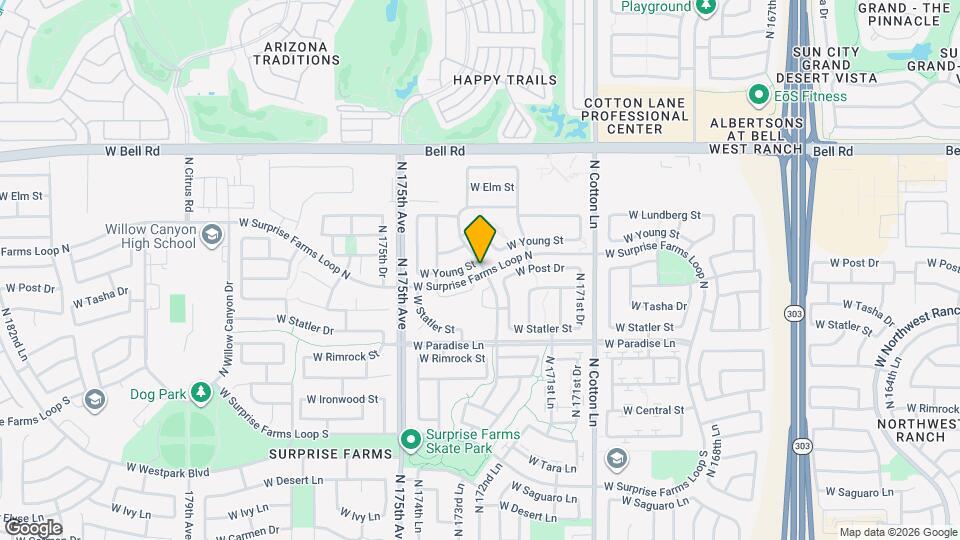 17307 W Young St Map and Location Details