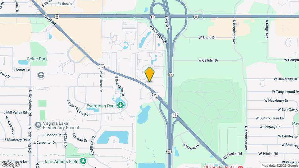 1219 E WOODBURY Ln Map and Location Details