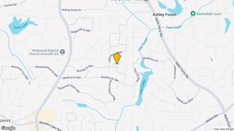 1136 Norfolk Dr NW Map and Location Details