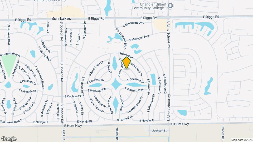 25825 S Sherbrook Dr Mapa y Detalles de la Ubicación
