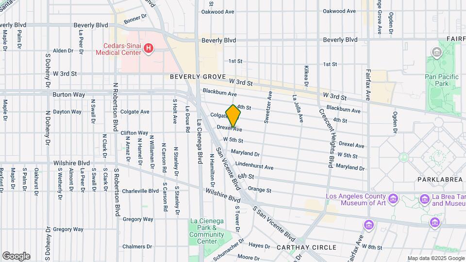 6680 Drexel Ave Map and Location Details