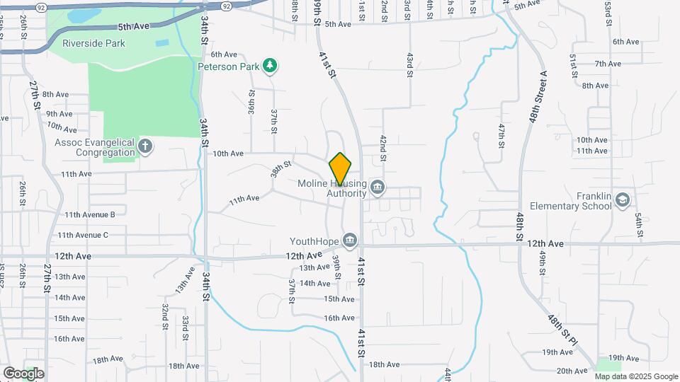 1009 40th St Map and Location Details