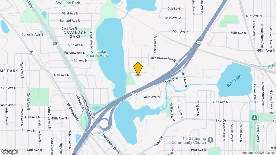 4207 Lakeside Ave N Map and Location Details