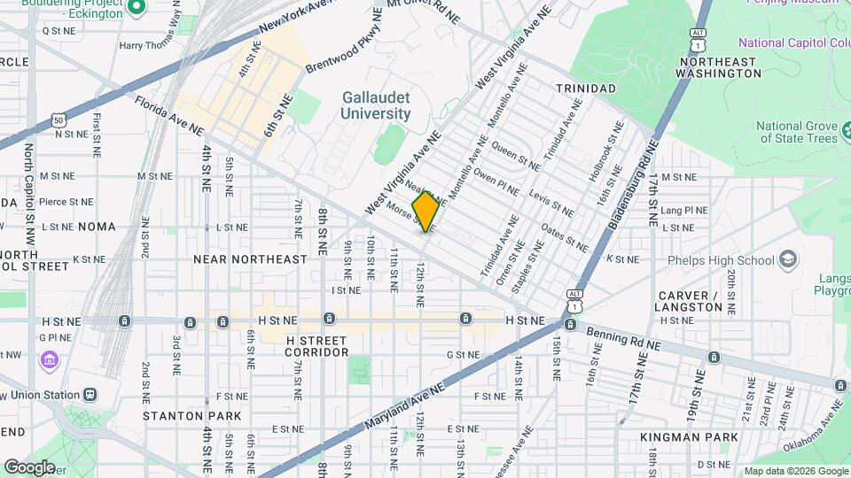 1116 Montello Ave NE Map and Location Details