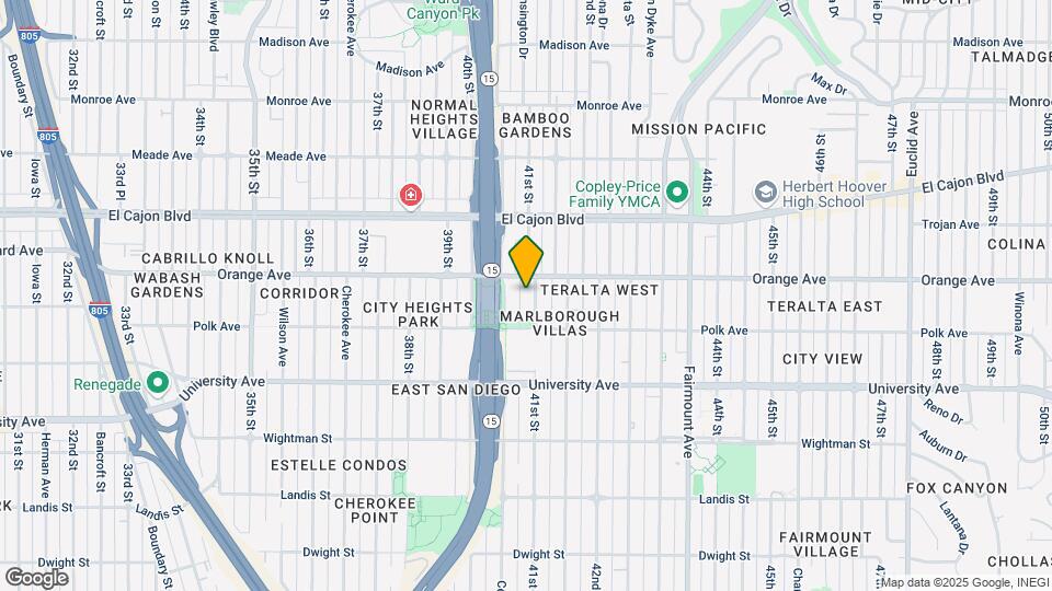 4160 41st St Map and Location Details