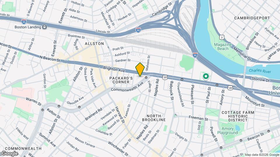 1119 Commonwealth Ave Map and Location Details