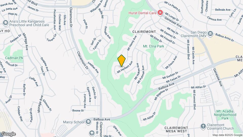 4164 Mt Herbert Ave Map and Location Details