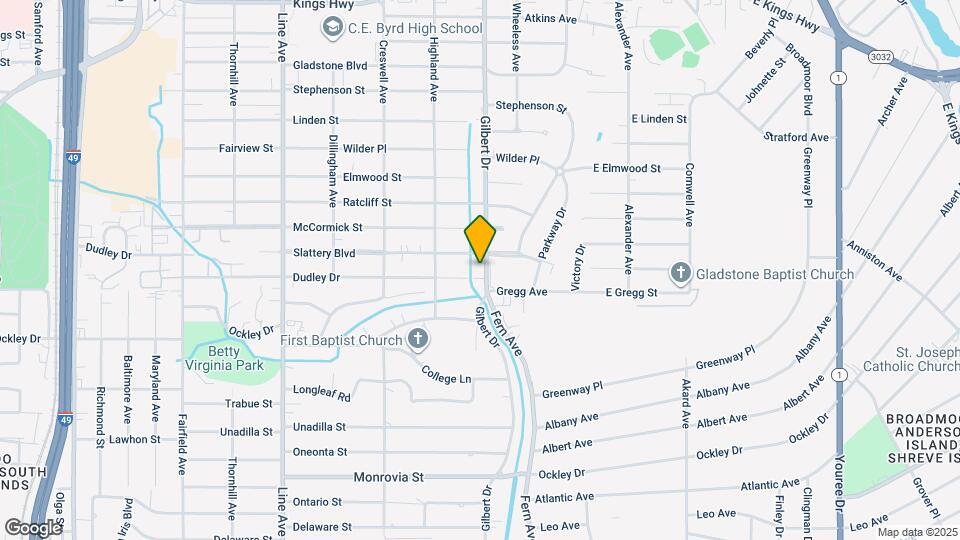 3814 Gilbert Dr Map and Location Details
