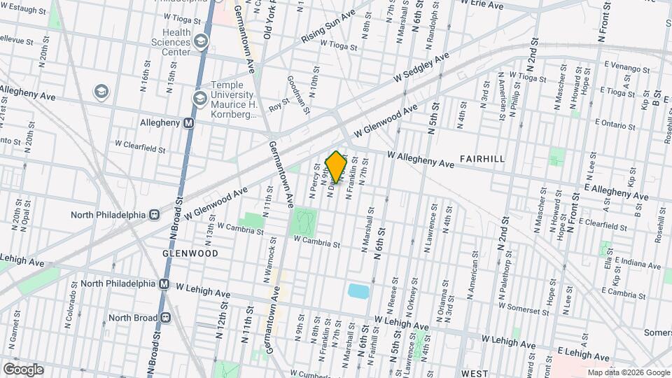 3050 N 8th St Map and Location Details