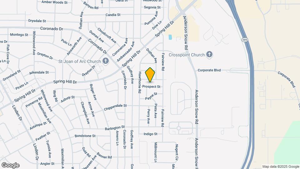 14155 Prospect St Map and Location Details