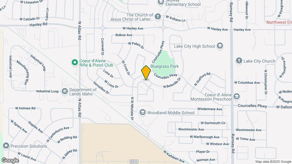 2521 W Chaumont Ln Mapa y Detalles de la Ubicación