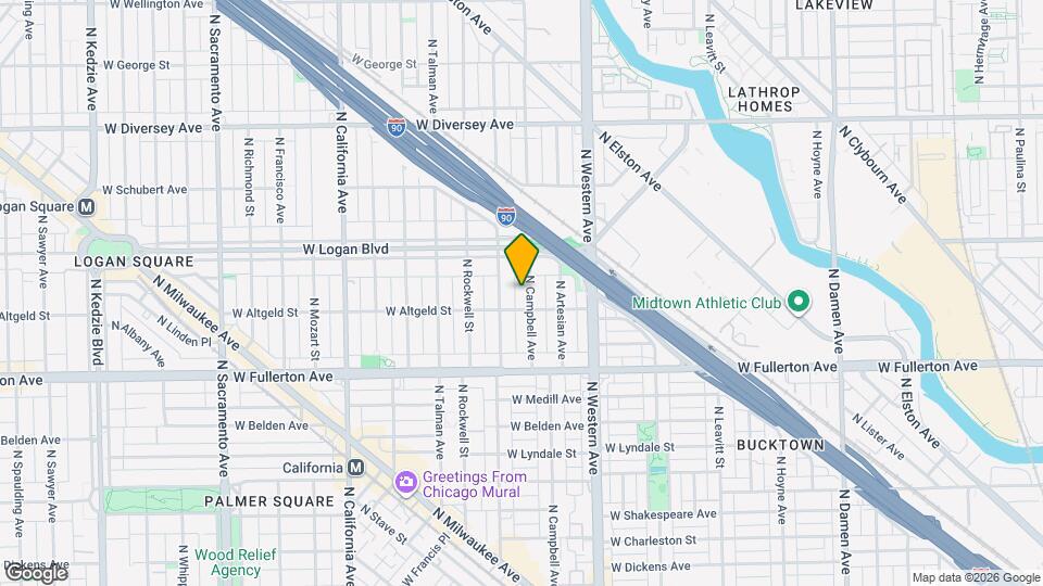2516 N Campbell Ave Map and Location Details