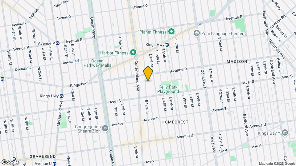 1833 E 12th St Mapa y Detalles de la Ubicación