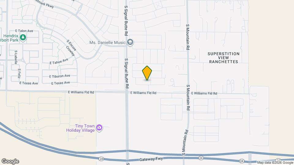 10924 E Texas Ave Mapa y Detalles de la Ubicación