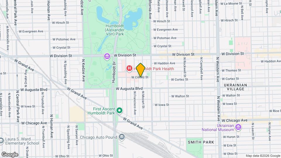 2839 W Cortez St Mapa y Detalles de la Ubicación
