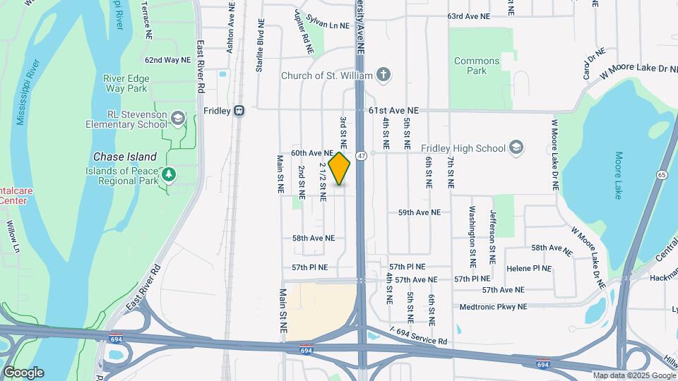 5900 3rd St NE Map and Location Details