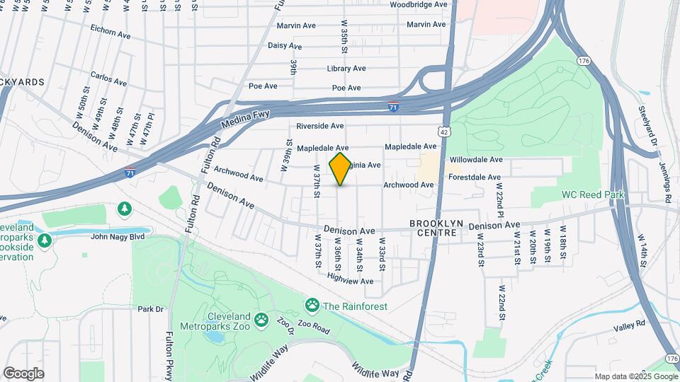 3515 Archwood Ave Map and Location Details