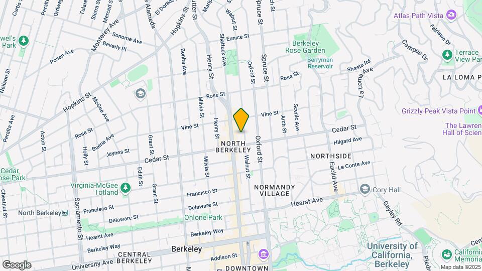 1528 Walnut St Map and Location Details
