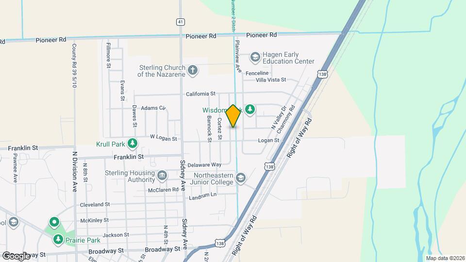 312 Delaware St Map and Location Details