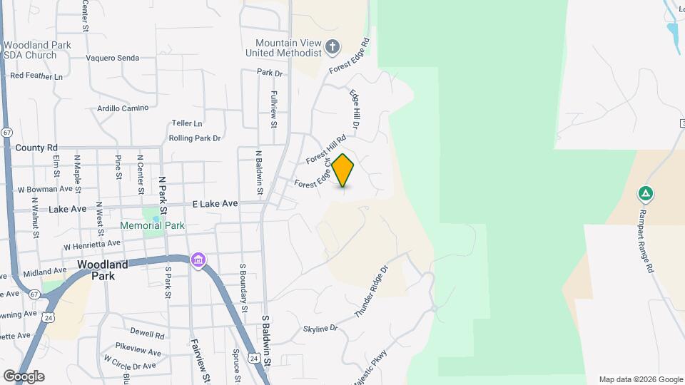 410 Mountain View Pl Map and Location Details