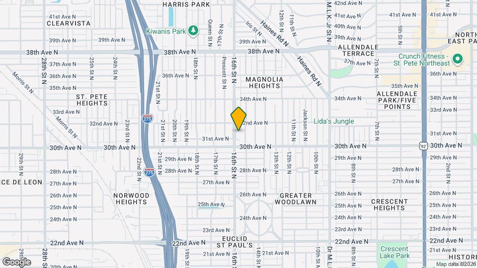 3103 16th St N Map and Location Details