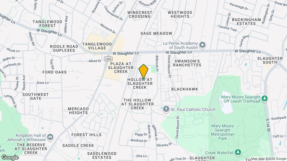 1312 Tillerfield Trail Map and Location Details