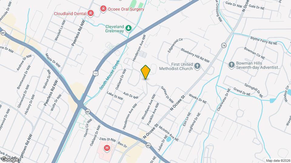 3001 Henderson Ave NW Map and Location Details