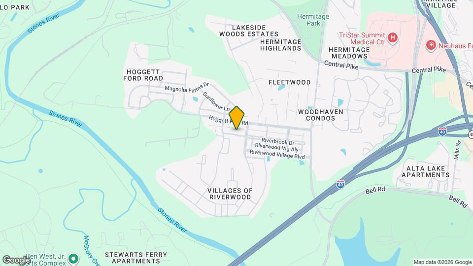 1822 Riverbirch Ln Map and Location Details