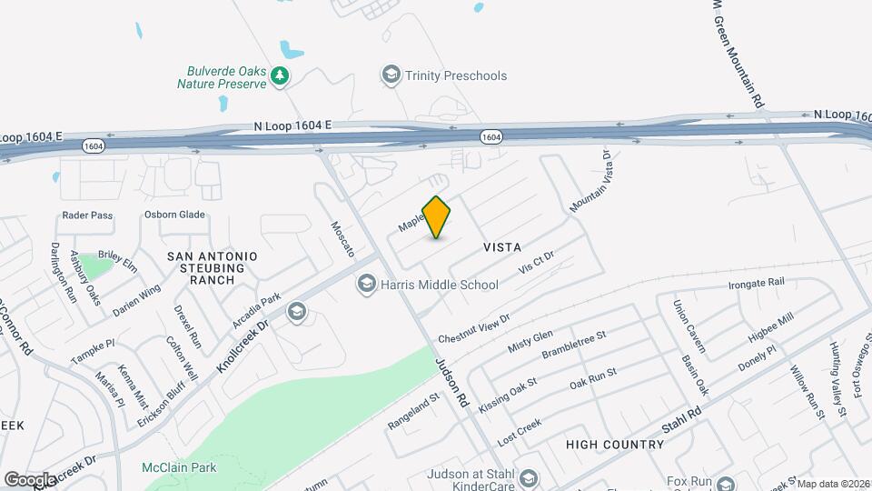 5339 Vista Glen St Map and Location Details