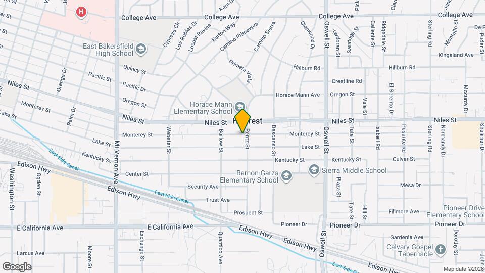 2737 Monterey St Map and Location Details