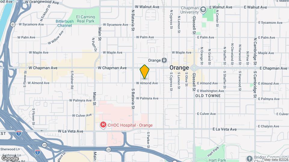 721 W Almond Ave Map and Location Details