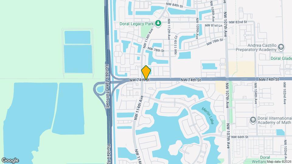 11369 NW 73rd Terrace Map and Location Details