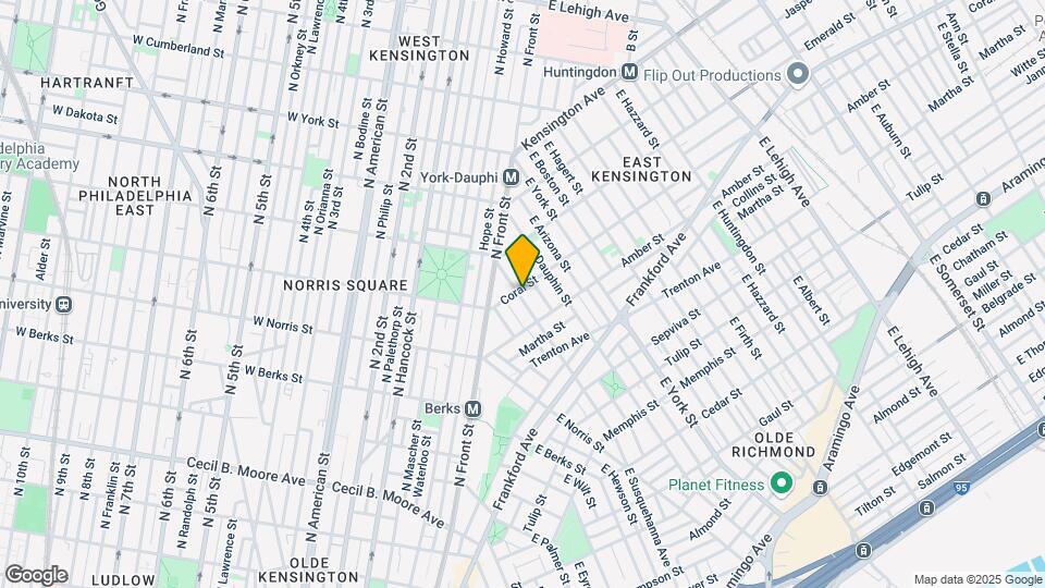 2201 Coral St, Unit 2F Map and Location Details