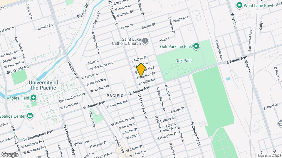 136 E Stadium Dr Map and Location Details