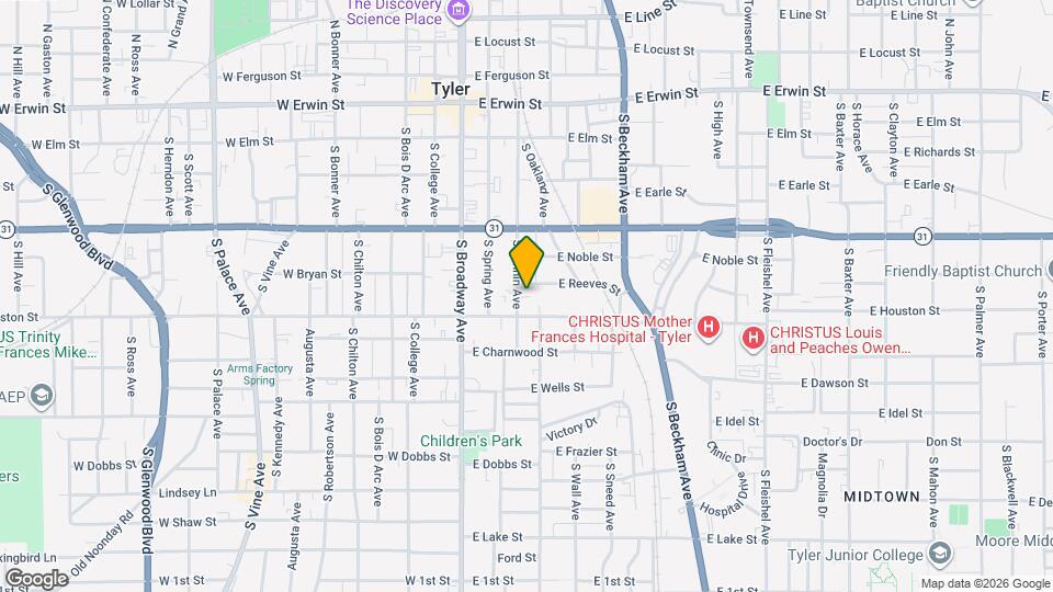 520 S Fannin Ave, Unit 520 Fannin Ave. Map and Location Details