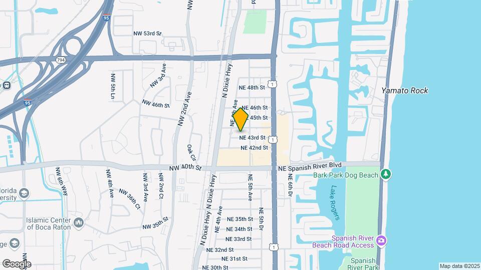 441 NE 43rd St Map and Location Details