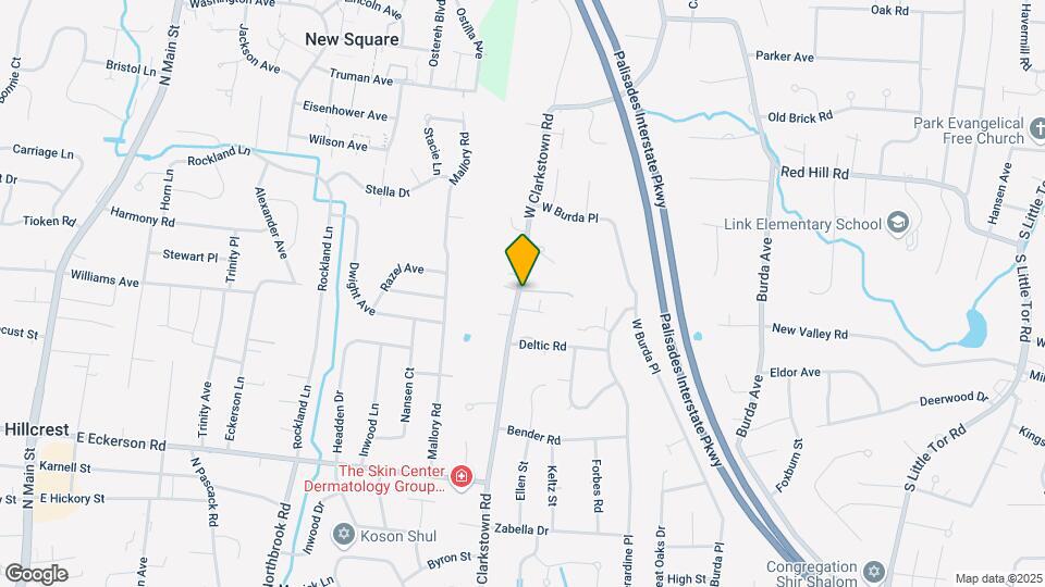 187 W Clarkstown Rd Map and Location Details