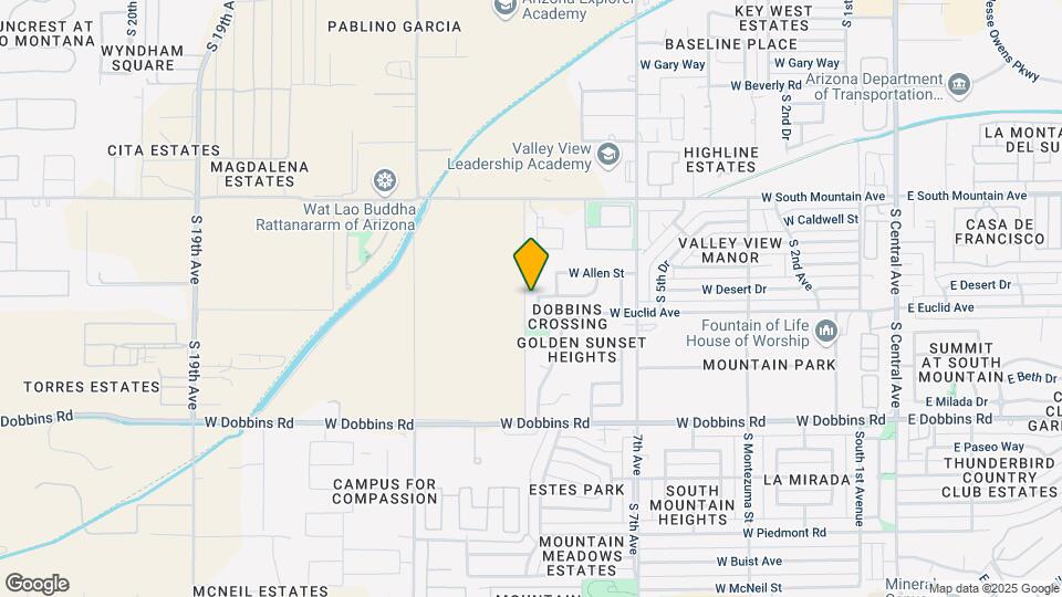 8620 S 10th Ln Map and Location Details