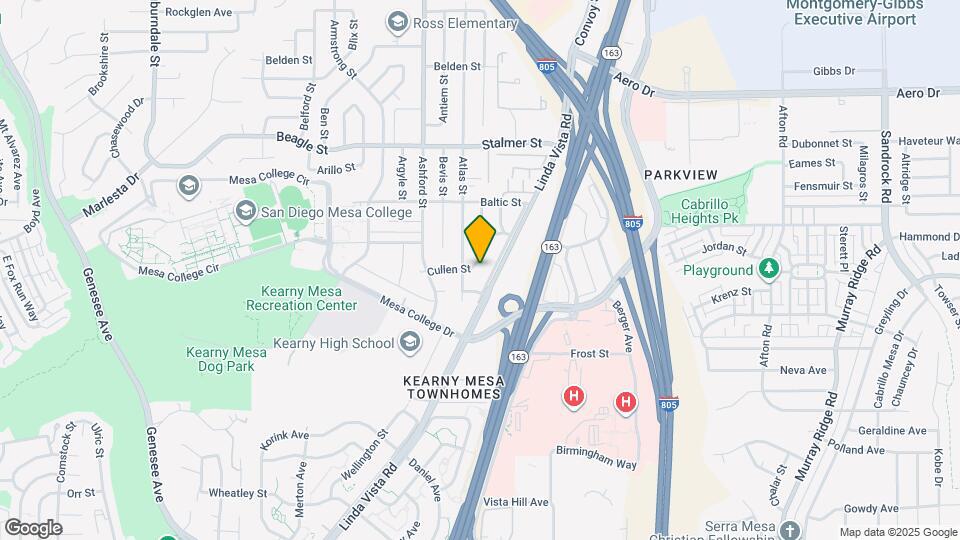 7627 Cullen St Map and Location Details